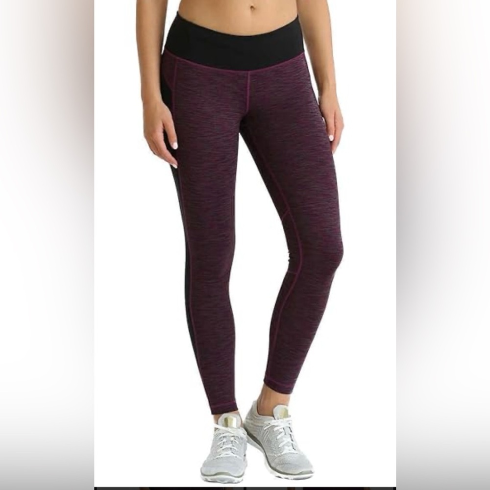 Kirkland Signature Women's Purple and Black Active Leggings size Medium